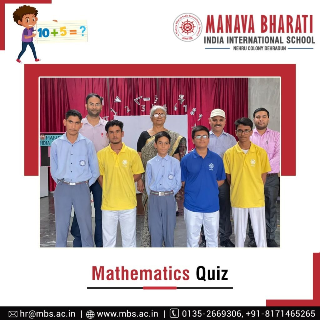 Manava Math MATHEMATICS INTRA SCHOOL QUIZ | Manava Bharati