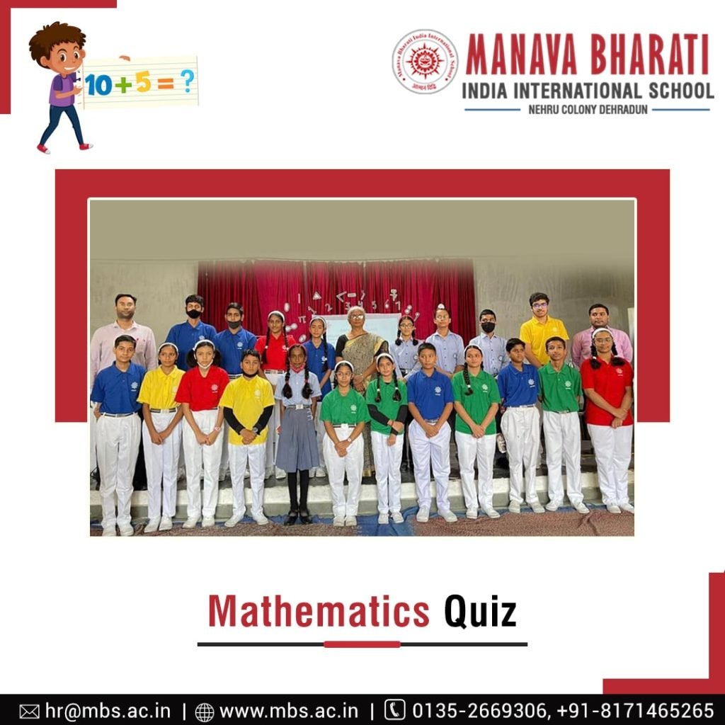 Manava Math MATHEMATICS INTRA SCHOOL QUIZ | Manava Bharati