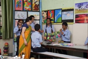 Modern classrooms at Manav Bharti CBSE School, Dehradun